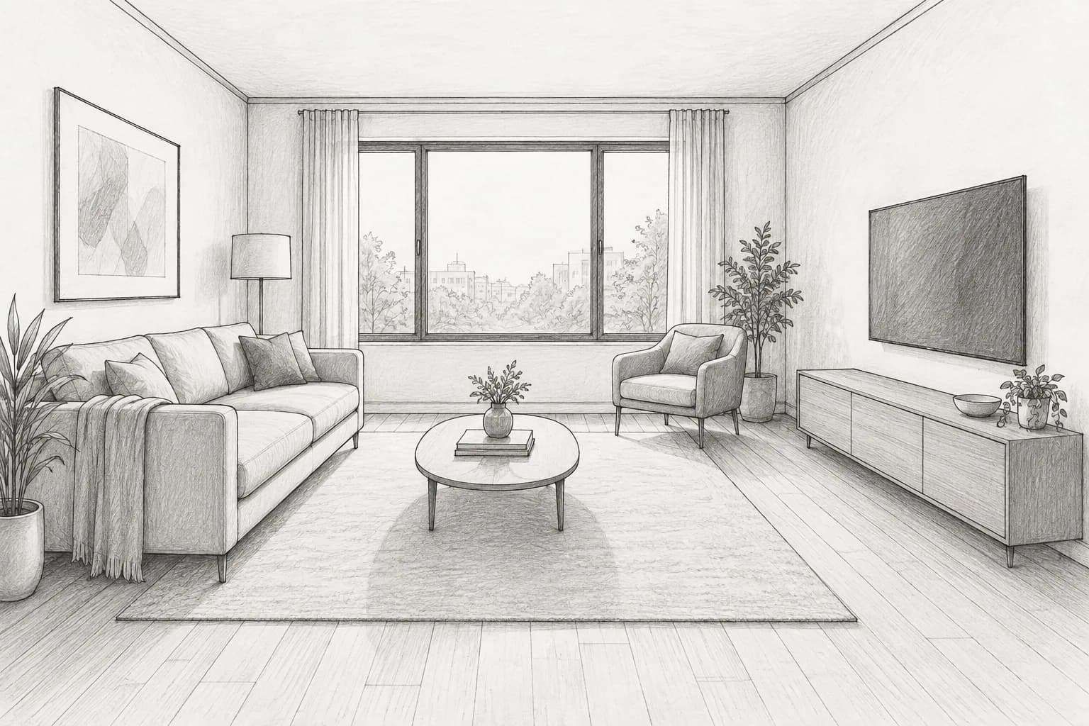 Interior sketch: interior sketch